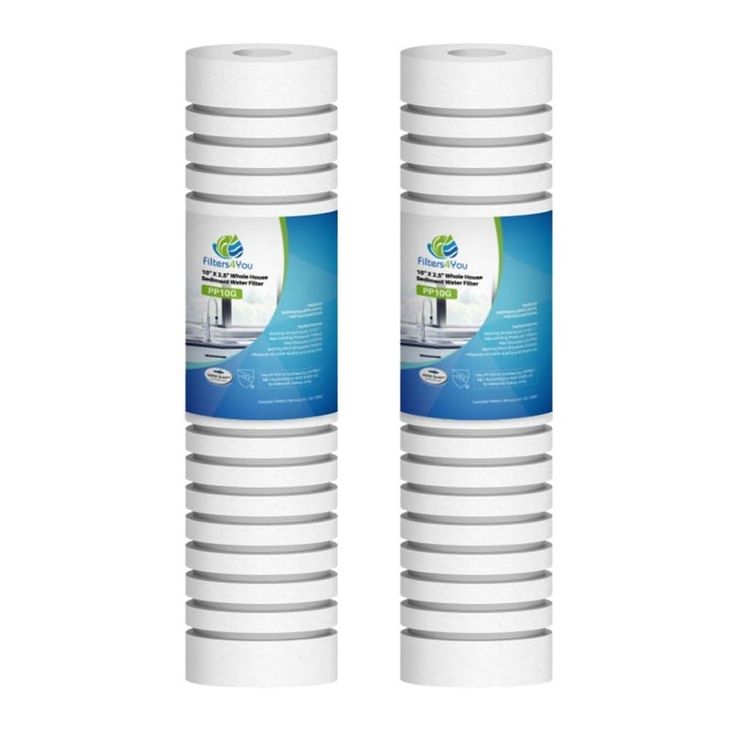 CFS â€“ Grooved Water Filter Cartridges Compatible with AP110-NP Models â€“ Remove Bad Taste & Odor â€“ Whole House Replacement Water Filter Cartridge â€“ 5 Micron â€“ White (2 Pack) - Image 5